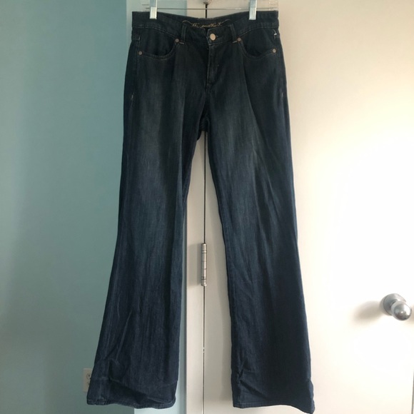 Y2K Flare Low Rise Denim Jeans - Picture 1 of 3